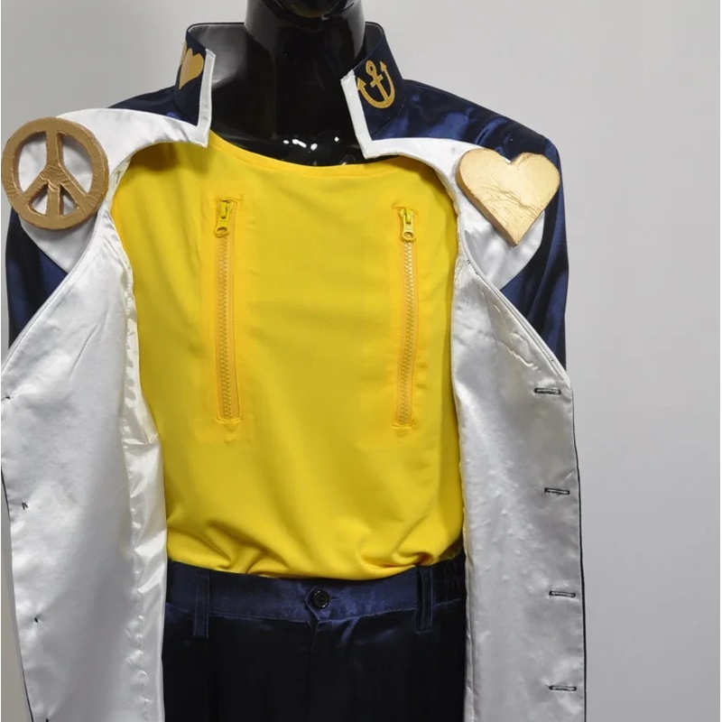 Cosplay Anime Jojo - 2026年新作ハロウィンコスプレ衣装 JOJOの奇妙な冒険 東方仗助 ブルースーツ ユニフォーム パーティー
