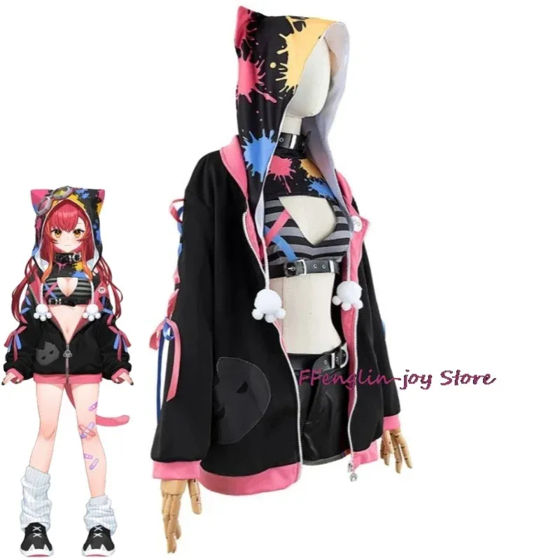 Anime Cosplay Youtuber - A;3\v,7'd/YouTuber VTuber ネコタツナ バーチャルeスポーツプロジェクト VSPO コスプレ衣装