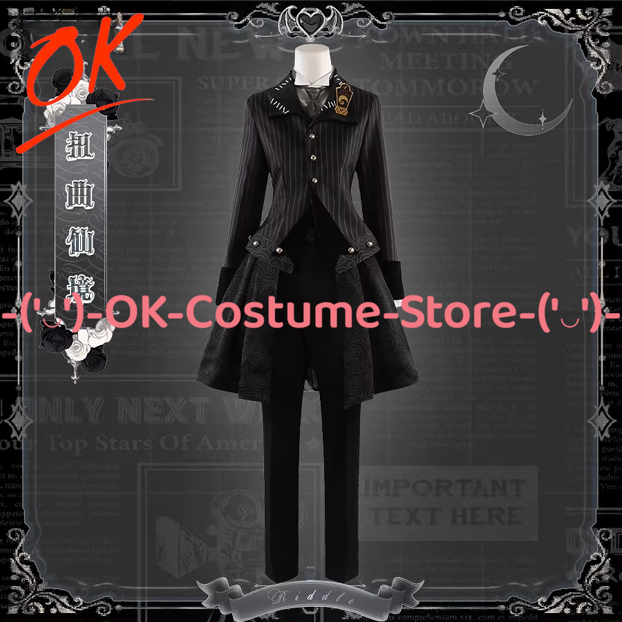 Anime Cosplay Events - 【カスタムサイズ】ツイステッドワンダーランド 2024 ハロウィン リドル・ローズハート コスプレ衣装 イベント衣装