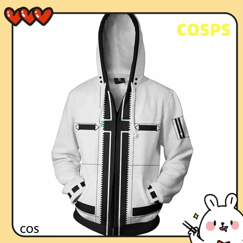 Anime Cosplay For Couples - NO5 アニメゲームパーカートレーナー 3D 印刷京草薙テリーボガードコスプレ衣装女性男性カップルフード付きジャケットトップ ZOCOS