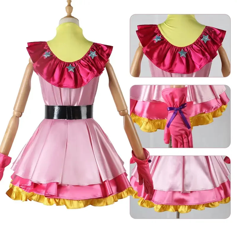 Anime Cosplay Events 2026 - 2026 アニメアイ星野コスプレ推しの子衣装ウィッグセットハロウィンロールプレイかわいいロリータ赤いドレスイベントパーティー Z54VX