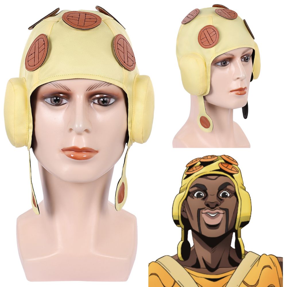 Cosplay Anime Jojo - アニメジョジョの奇妙な冒険ポコロココスプレ帽子帽子成人男性女性ロールプレイ小道具ハロウィンコスチューム変装アクセサリー