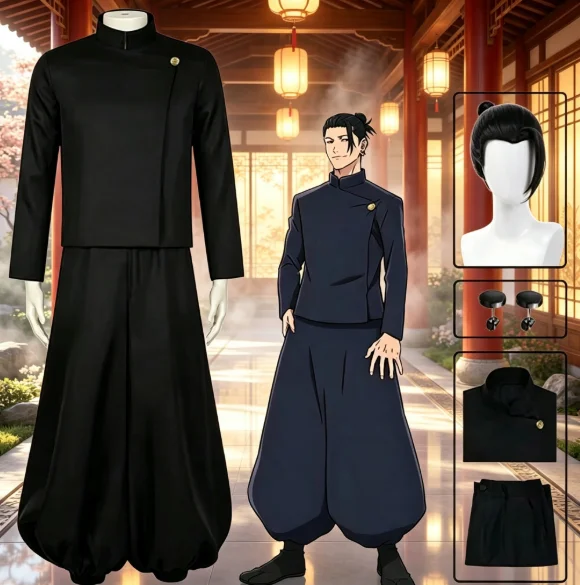 Anime Cosplay Gojo - 2026年 五条悟 コスプレ衣装 男性用 呪術廻戦 コスプレ衣装とサングラス