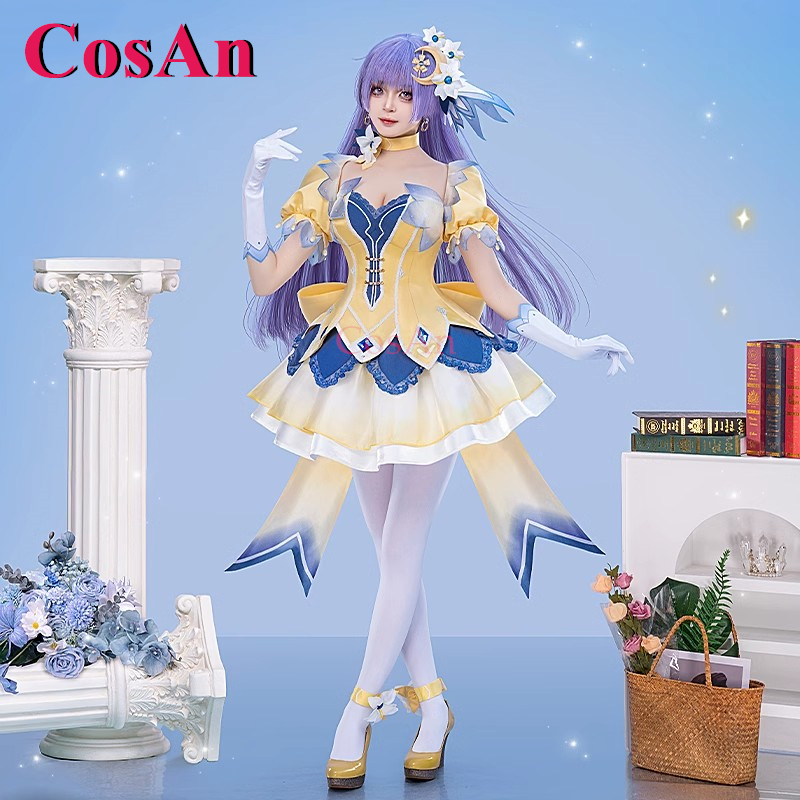 Anime Cosplay Live - CosAn アニメデート・ア・ライブ伊佐野美月コスプレ衣装歌姫甘い素敵な制服ドレス女性ハロウィンパーティーロールプレイ服
