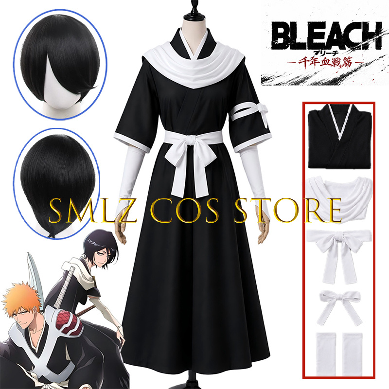 Cosplay Anime Black - 2026 TYBW ルキア コスプレ クチキ コスチューム