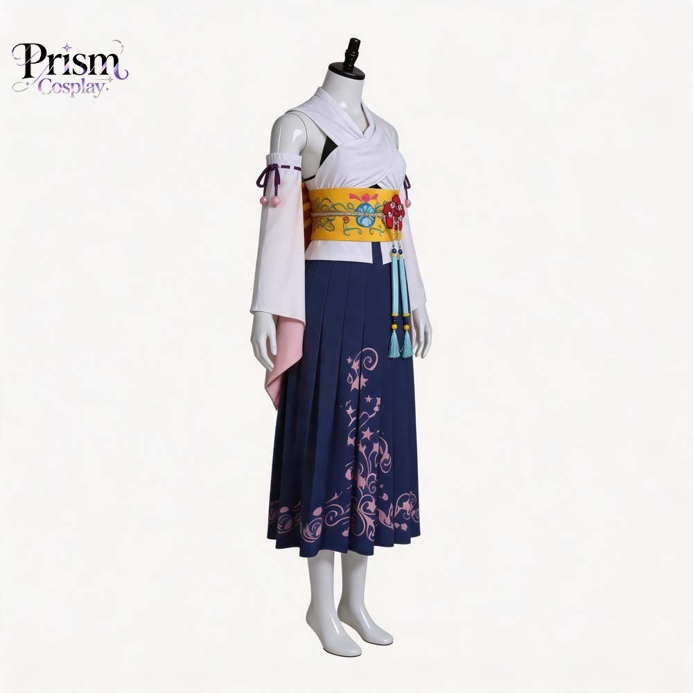 ファイナルファンタジー テン ユナ召喚コスプレ衣装日本の着物 - Anime Cosplay Characters のレビューと価格
