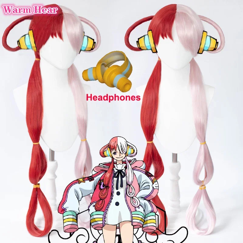 2026 アニメ UTA レッドピンク耐熱髪ハロウィンヘッド - Anime Cosplay With Red Hair のレビューと価格