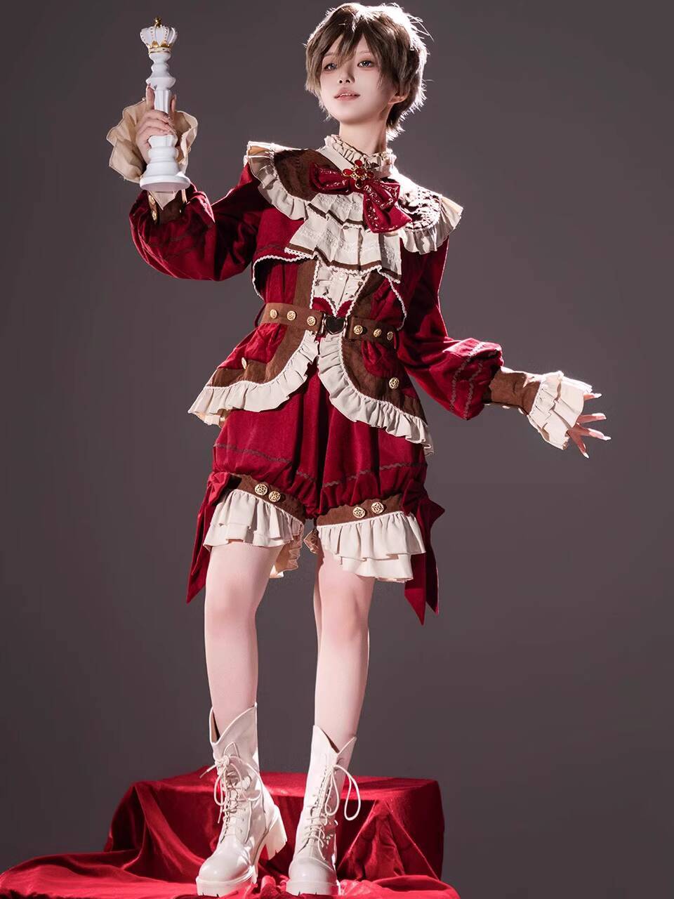 新しい紅茶パンケーキロリータ王子衣装毎日若々しい精神正泰ゲゴ - Cosplay Anime Black のレビューと価格