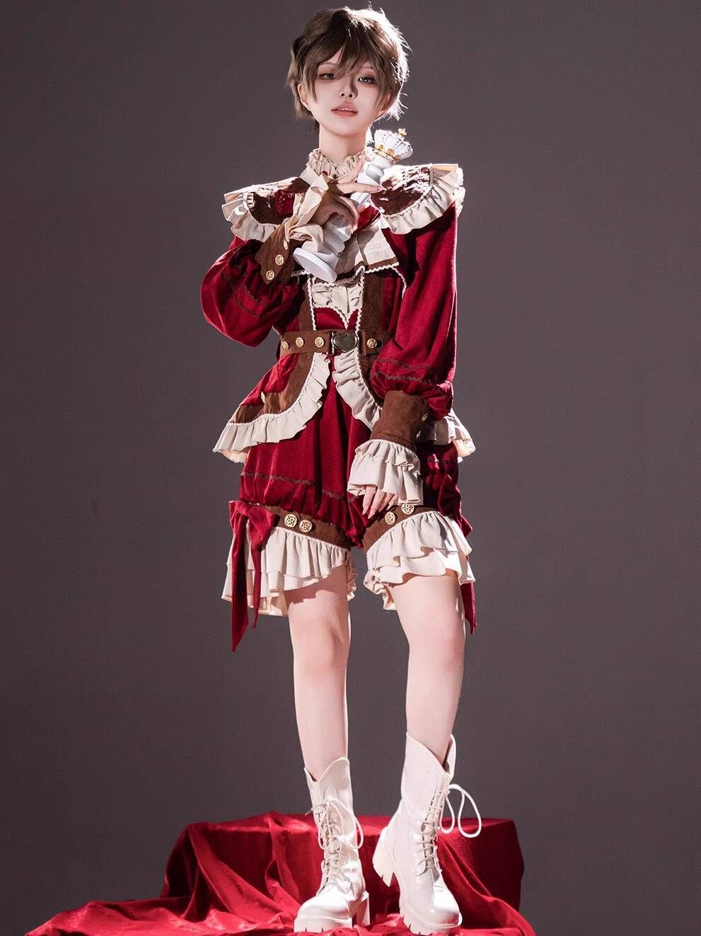 新しい紅茶パンケーキロリータ王子衣装毎日若々しい精神正泰ゲゴ - Cosplay Anime Black のレビューと価格