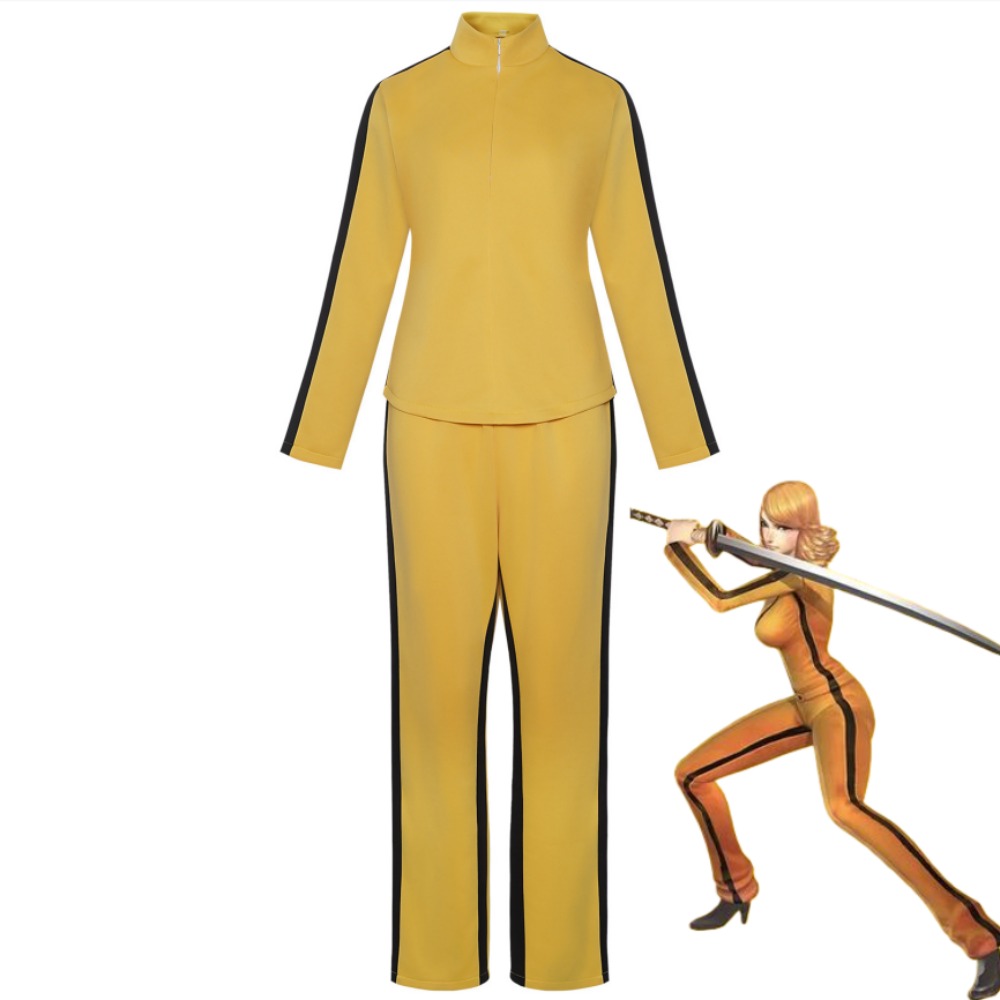 映画「キル・ビル」のコスプレ衣装と同じスタイルの黄色のジャケ - Anime Cosplay Simple のレビューと価格