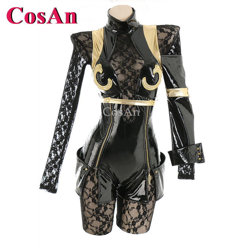 CosAn ホットアニメゲームオペレーター 6O コスプレ衣 - Cosplay Anime Black のレビューと価格
