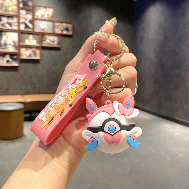 ポケモンアニメイーブイファミリーキーホルダーかわいいアンブレ - Anime Cosplay Pokemon のレビューと価格