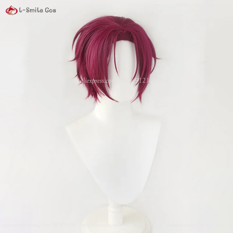 vivi 2025 アニメ松岡凛コスプレショート紫赤耐熱人工 - Anime Cosplay With Red Hair のレビューと価格