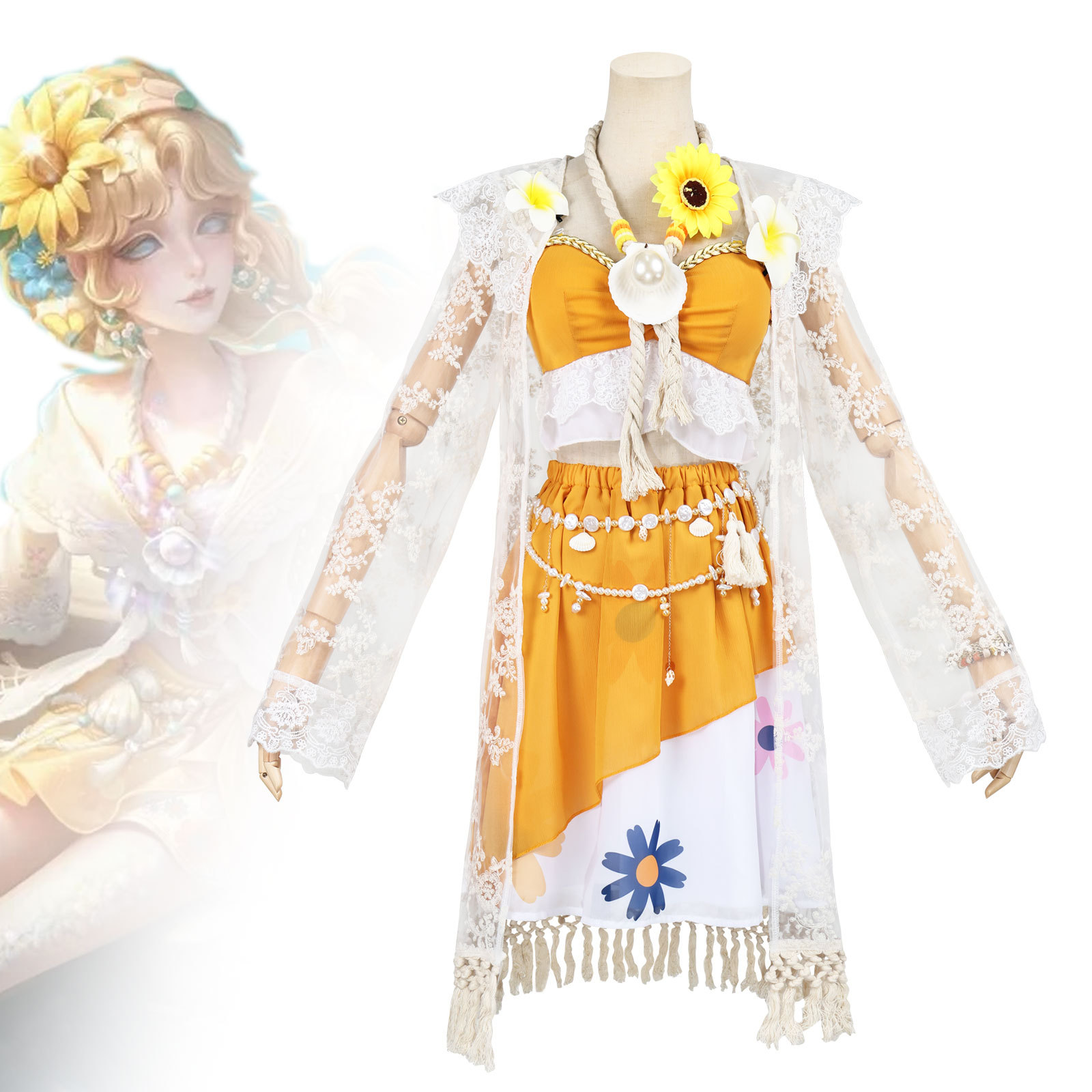 ナイアド・グレイス ​ ​   サマーゴールド コスプレコス - Anime Cosplay Characters のレビューと価格
