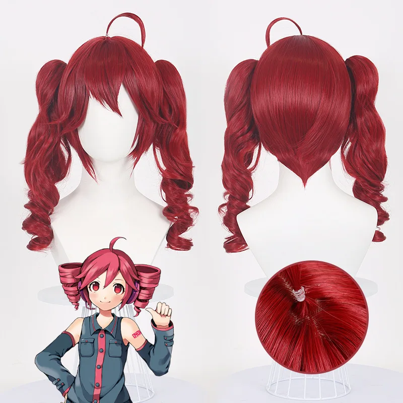アニメカサネテテ赤コスプレウィッグ耐熱人工毛アイドルパフォー - Anime Cosplay With Red Hair のレビューと価格