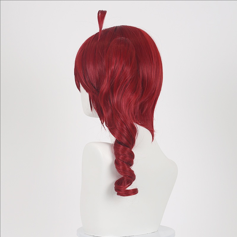 アニメカサネテテ赤コスプレウィッグ耐熱人工毛アイドルパフォー - Anime Cosplay With Red Hair のレビューと価格
