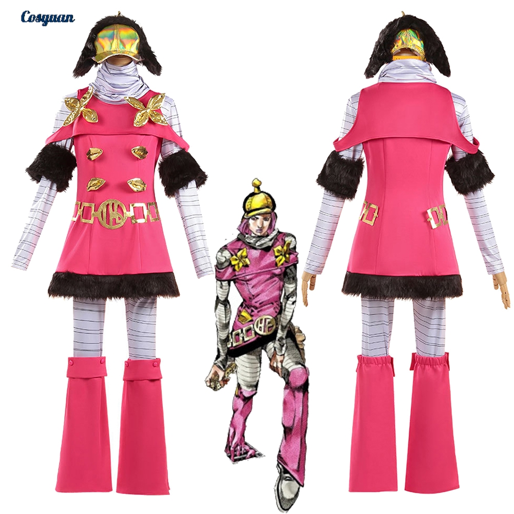 アニメジョジョコスプレ奇妙な冒険コスプレホットパンツ服パーテ - Cosplay Anime Jojo のレビューと価格