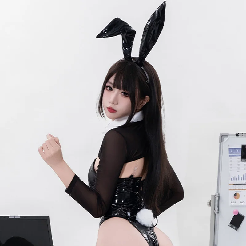 アニメコーヒーバーバニーガールメイド制服女性セクシーなメイド - Cosplay Anime Bunny Girl のレビューと価格