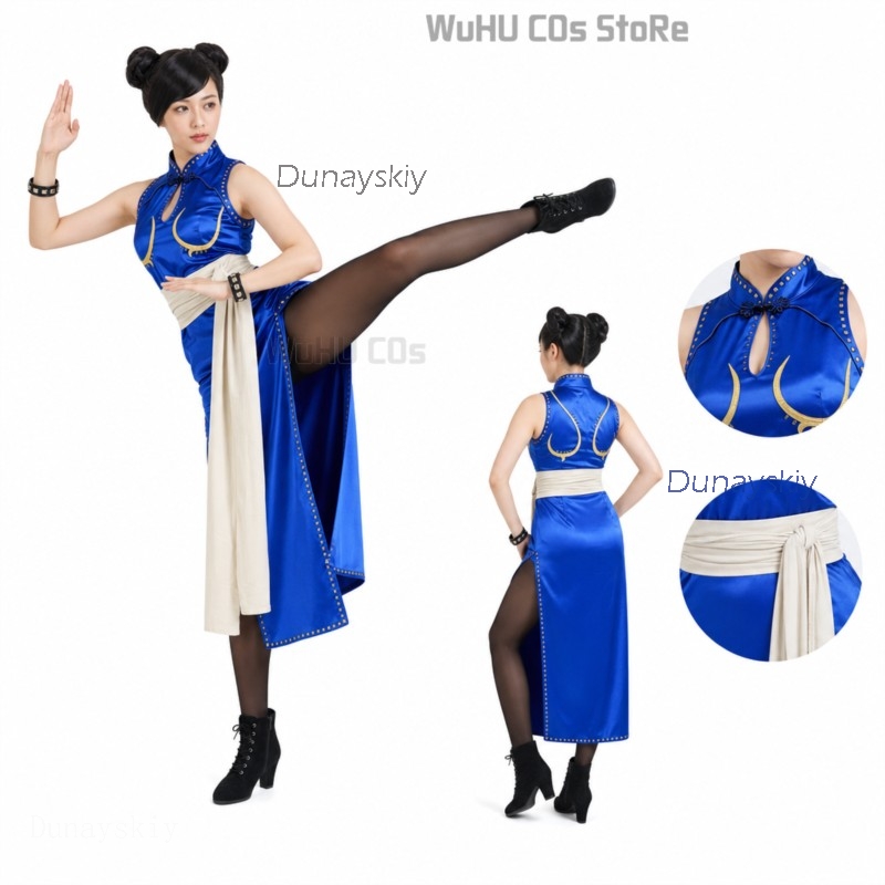 大人向けセクシーなストリート・チュンリーコスプレ衣装セット  - Anime Cosplay Live のレビューと価格