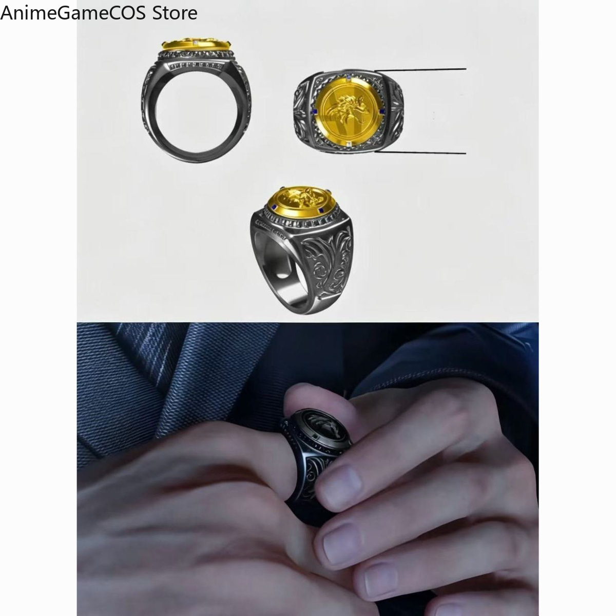 アニメ愛とディープスペースヴァルココスプレ小道具指輪カップル - Anime Cosplay For Couples のレビューと価格