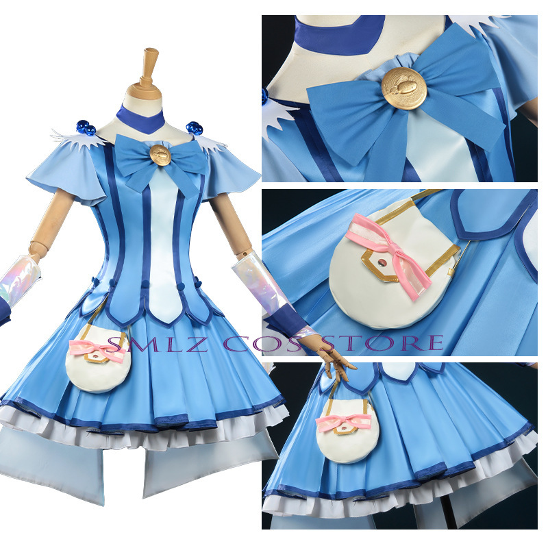 キュアビューティーコスプレアニメスマイルグリッターブリーズキ - Anime Cosplay Mujer のレビューと価格