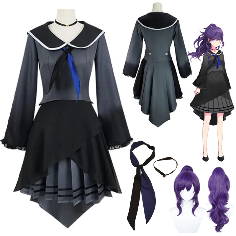 プロジェクトセカイゲーム朝比奈まふゆアニメコスプレ衣装制服ウ - Anime Cosplay Mujer のレビューと価格