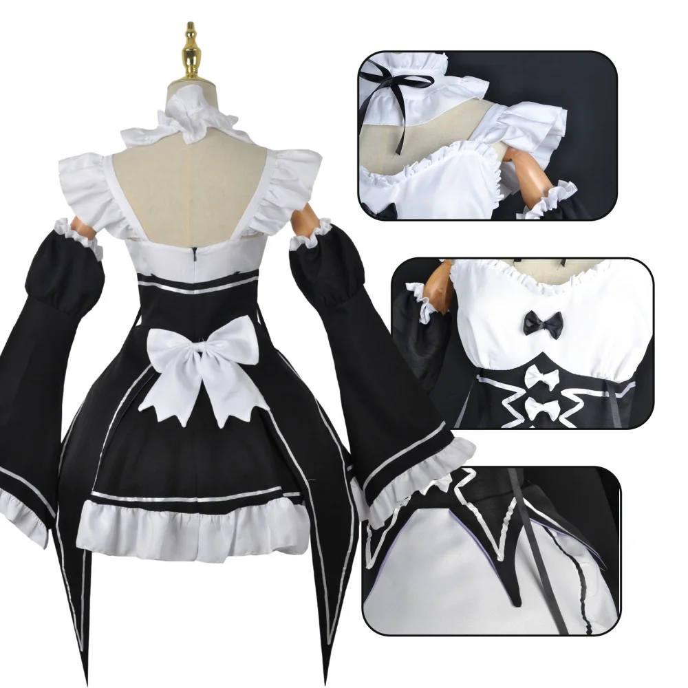 アニメラムレムメイドコスプレ再ゼロから始める異世界生活衣装女 - Anime Cosplay Live のレビューと価格