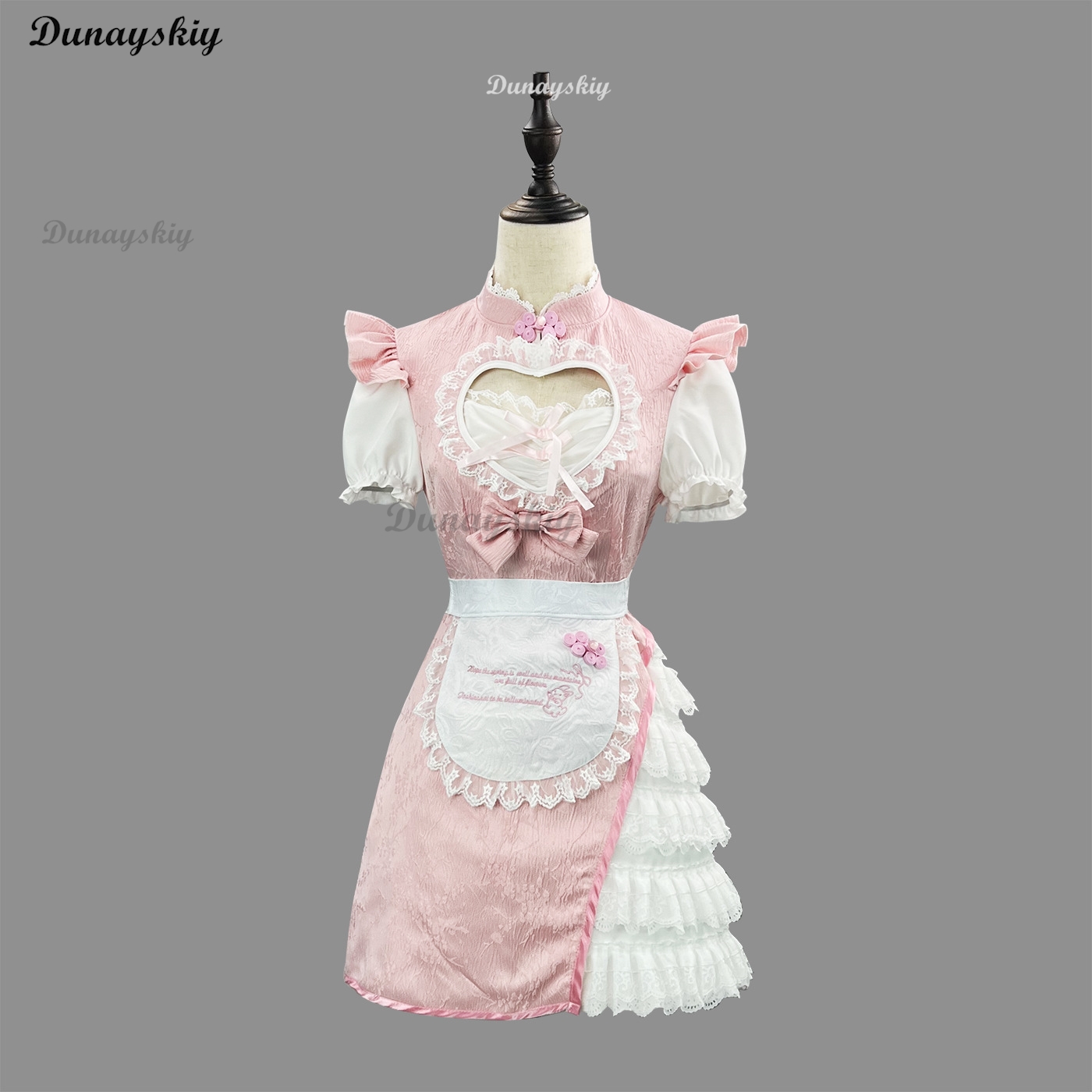 2025年新作 ピンク モダン チャイナドレス メイド服 中 - Anime Cosplay Event 2025 のレビューと価格