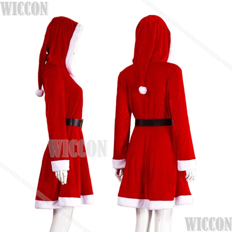 2026 新しいレッドクリスマスドレスフードイブニングパーテ - Anime Cosplay Events 2026 のレビューと価格